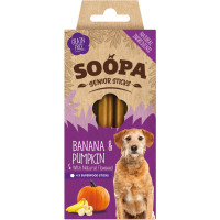 Soopa Zahnpflege Stick Banane & Kürbis für Senioren (4 Sticks)